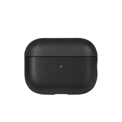 Apple AirPods Pro 2 Case Qi M-Safe Charging Native Union RE Classic Series Faux Leather Cover Black
