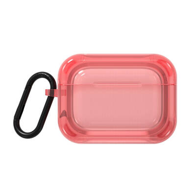 Apple Airpods Pro 2 Case Transparent Jelly Design Youngkit Candy Series Case Red