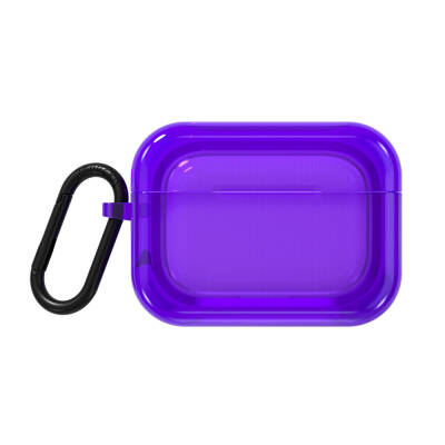 Apple Airpods Pro 2 Case Transparent Jelly Design Youngkit Candy Series Case Purple