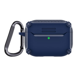Apple Airpods Pro 2 Case Zore Airbag 26 Silicon Navy blue