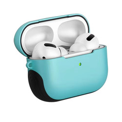Apple Airpods Pro Case Zore Shockproof Silicon Turquoise