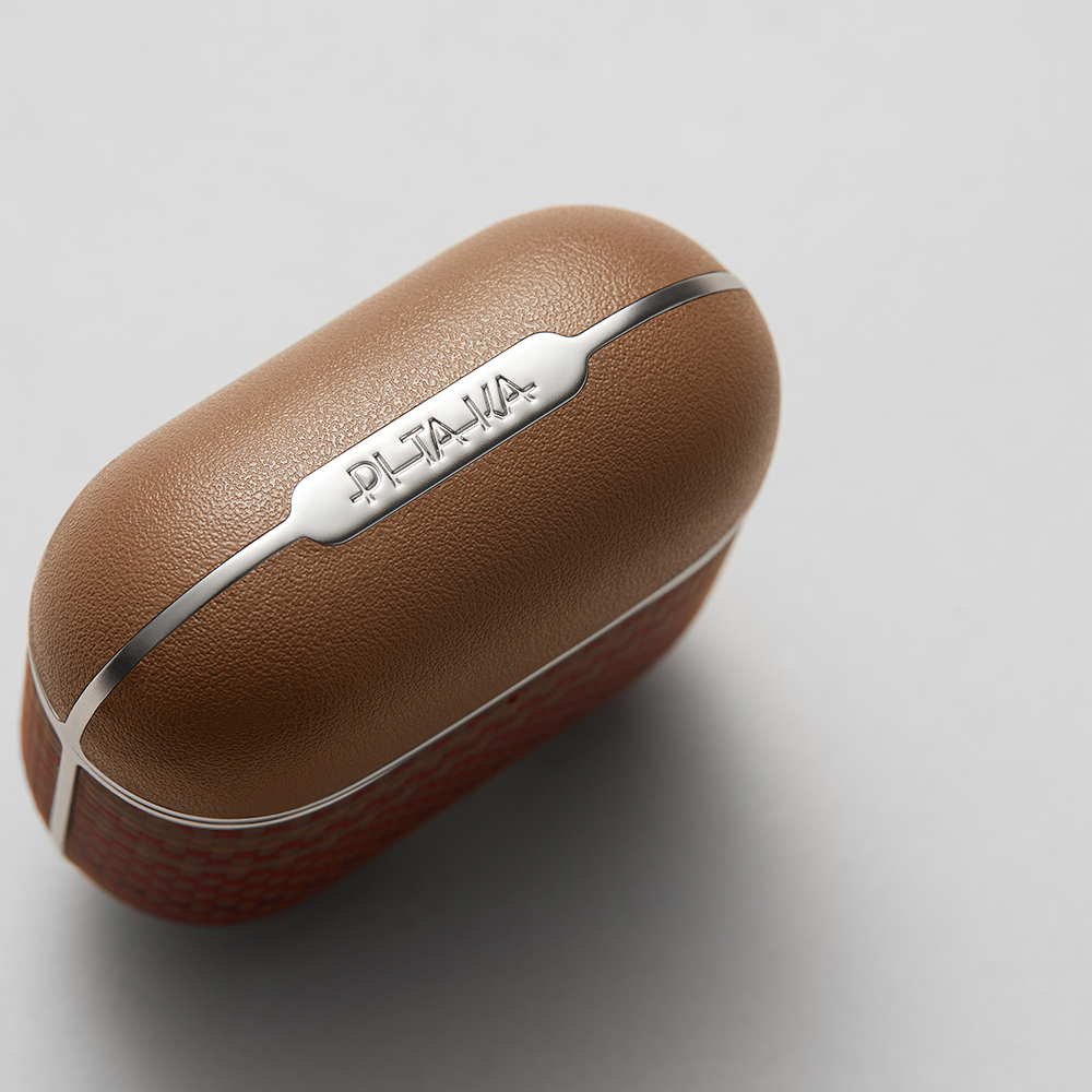 Apple Airpods Pro 2 Kılıf Aramid Fiber Pitaka Tactile Woven Sunset-Moonrise Serisi Sunset Kapak - 22