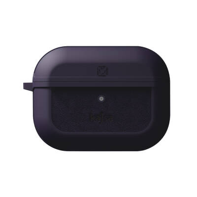 Apple Airpods Pro 2 Kılıf Kajsa Luxe Collection Kablosuz Şarj Uyumlu Kılıf Violet