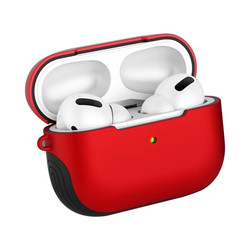 Apple Airpods Pro Kılıf Zore Shockproof Silikon Kırmızı