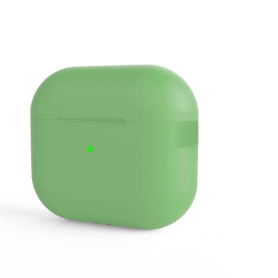Apple Airpods Pro 2 Zore Standart Silikon Kılıf Açık Yeşil