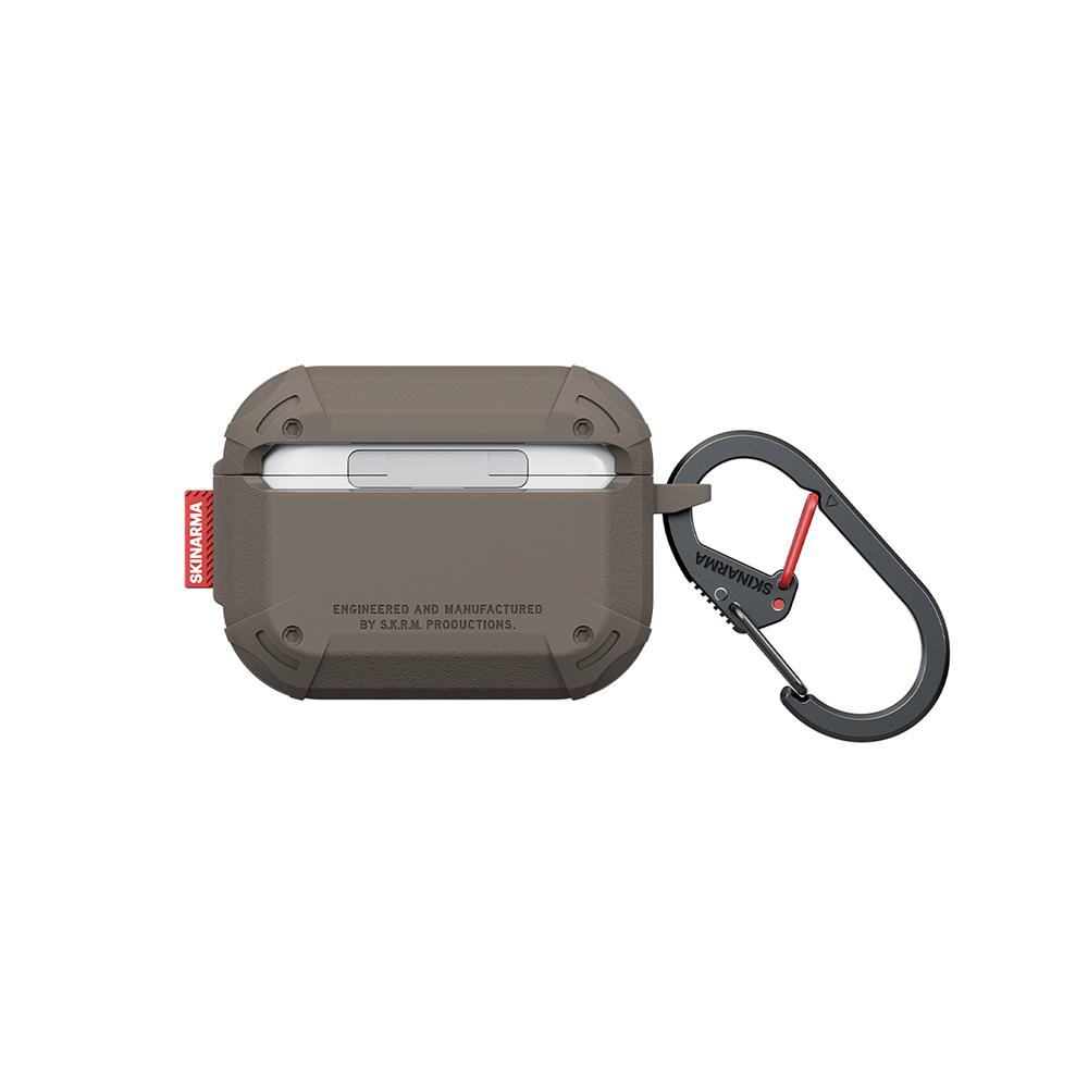 Apple Airpods Pro 3 Case Airbag Grooved Corner Lock Design, 360 Degree Protection Skinarma Mecha LE Case - 16