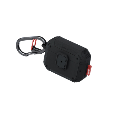 Apple Airpods Pro 3 Case Airbag Grooved Corner Lock Design, 360 Degree Protection Skinarma Mecha LE Case Black