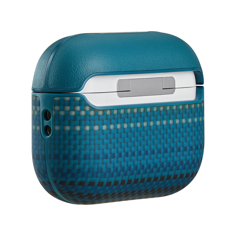 Apple Airpods Pro 3 Case Aramid Fiber Pitaka Tactile Woven Sunset-Moonrise Series Cover - 3