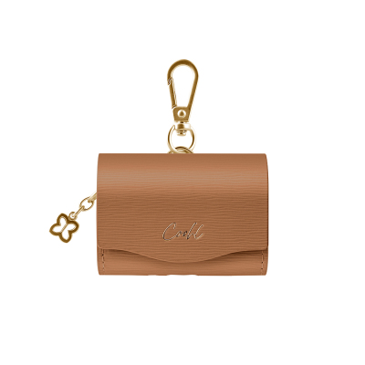 Apple AirPods Pro 3 Case PU Leather Bag Design Coehl Mirelle Series Cover Brown