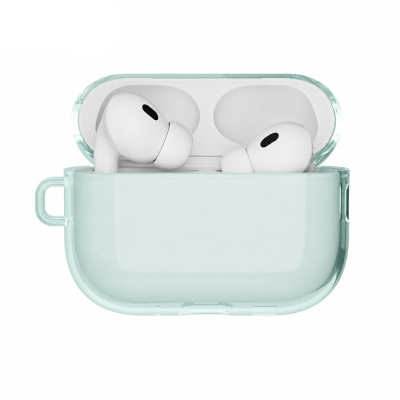 Apple AirPods Pro 3 Case with M-Safe Charging Function, Mutural Ice Colour Series Silicone Cover Green