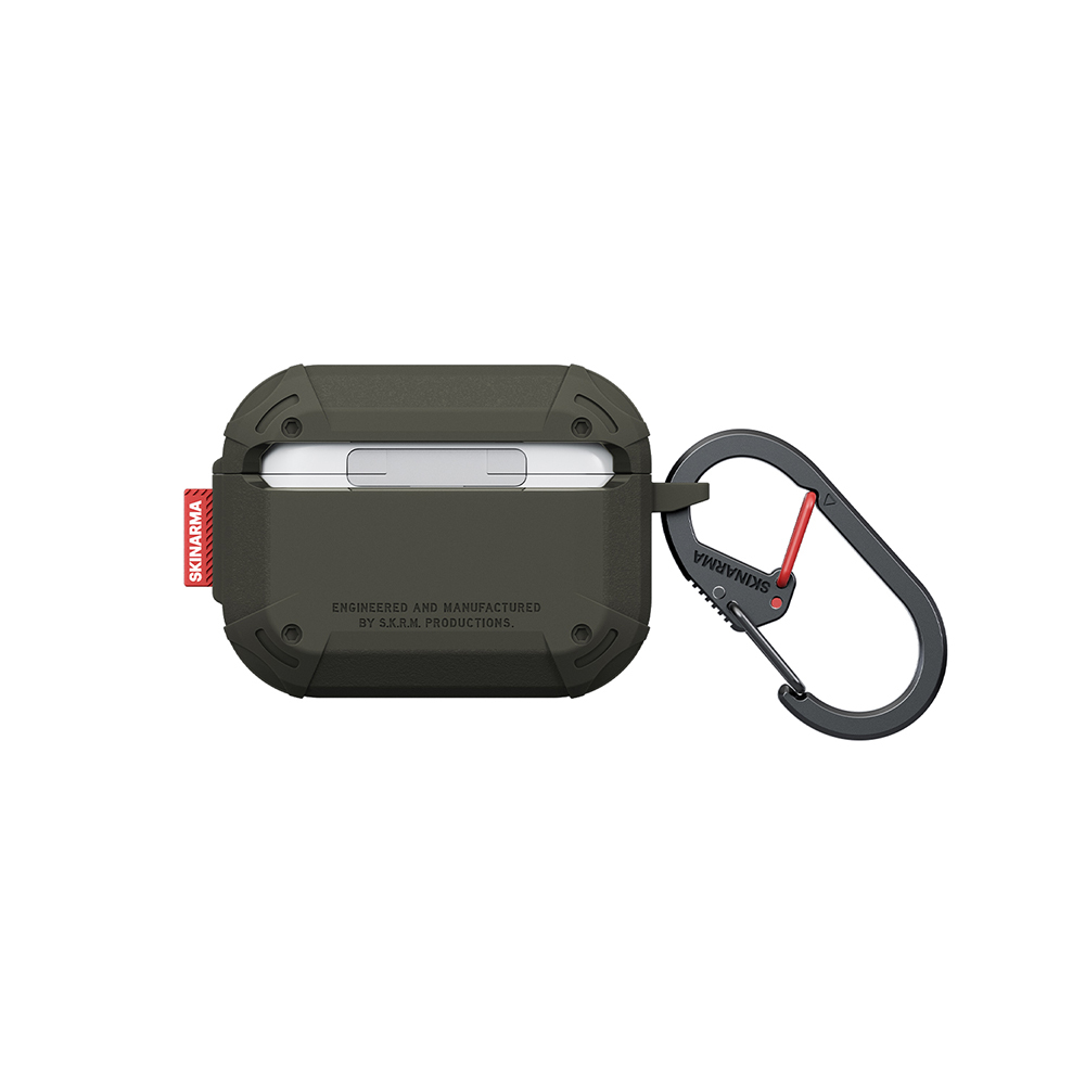 Apple Airpods Pro 3 Kılıf Airbagli Yivli Köşe Kilit Tasarımlı 360 Derece Koruma Skinarma Mecha LE Kılıf - 20