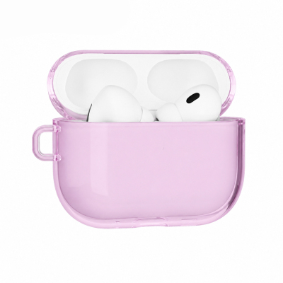 Apple AirPods Pro 3 Kılıf M-Safe Şarj Özellikli Mutural Ice Colour Serisi Silikon Kapak Mor