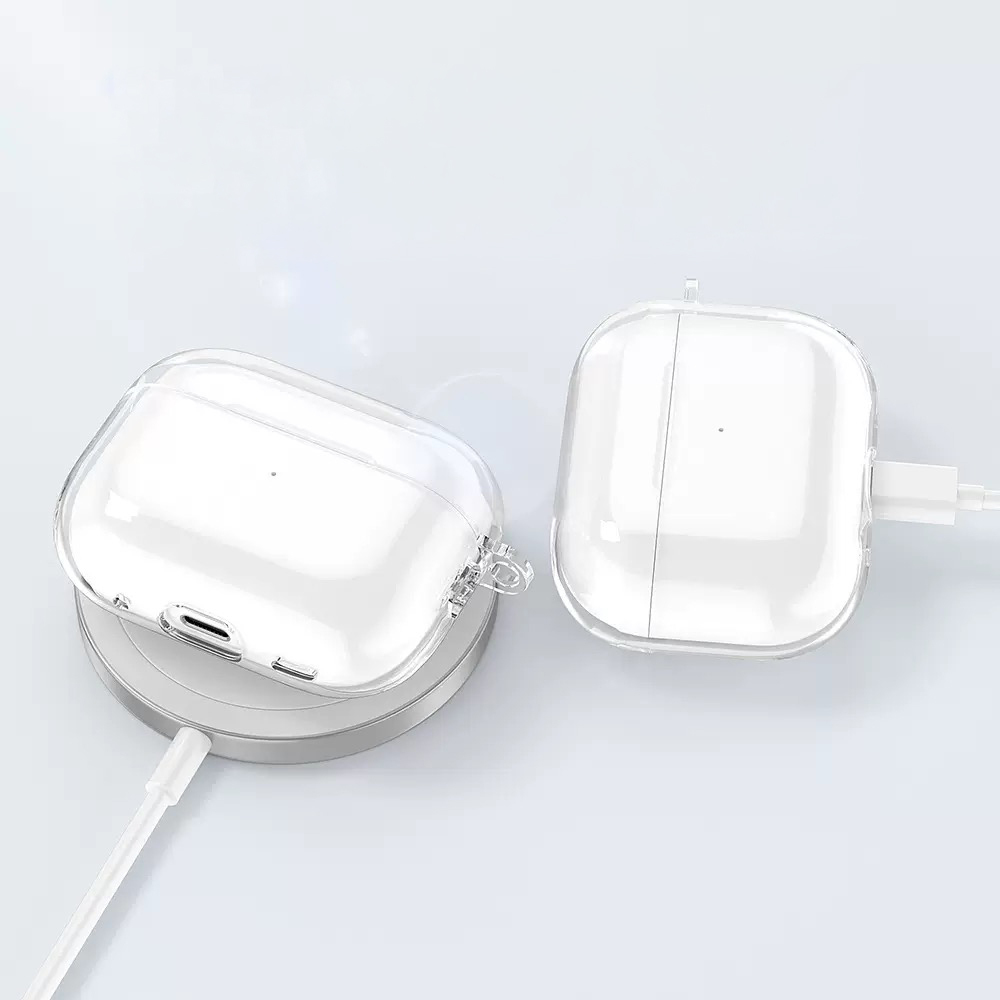 Apple Airpods Pro 3 Kılıf Şeffaf Kristal Silikon Zore Airbag 14 Kılıf - 5