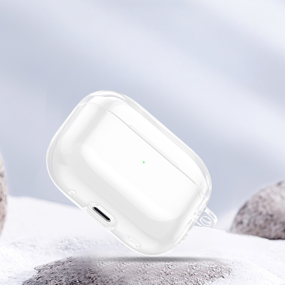 Apple Airpods Pro 3 Kılıf Şeffaf Kristal Silikon Zore Airbag 14 Kılıf - 3