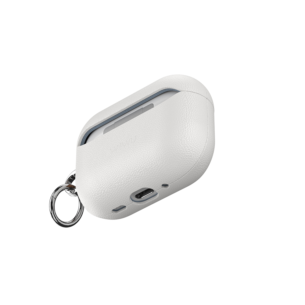 Apple AirPods Pro 3 Wiwu HC-201 Parmak İzi Bırakmayan Deri Kılıf - 13