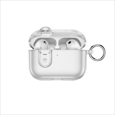 Apple Airpods Pro 3 Wiwu iShield Pro HC-301 Airbag Design Fingerprint-Resistant Case Şeffaf