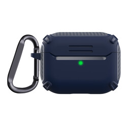 Apple Airpods Pro Case Zore Airbag 26 Silicon Navy blue