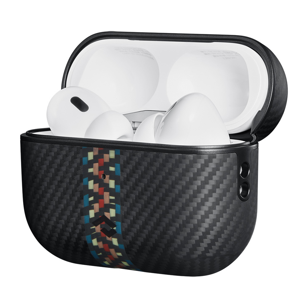 Apple Airpods Pro Kılıf 600D Aramid Fiber Pitaka Orchestra Serisi Rhapsody Kılıf - 4
