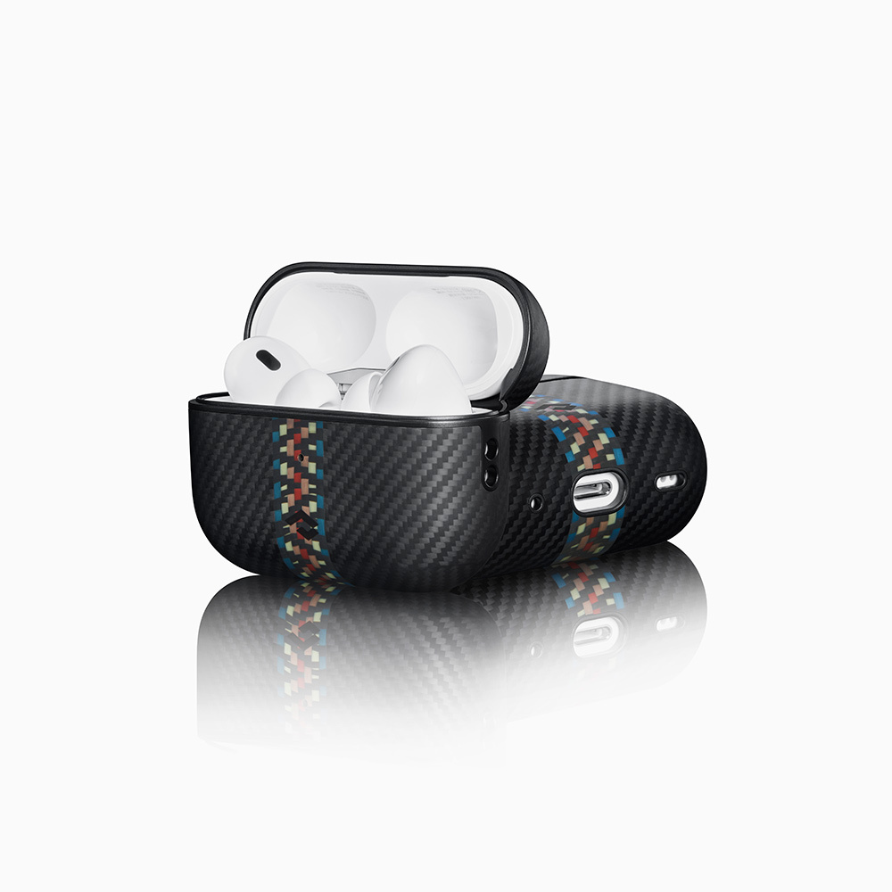 Apple Airpods Pro Kılıf 600D Aramid Fiber Pitaka Orchestra Serisi Rhapsody Kılıf - 12