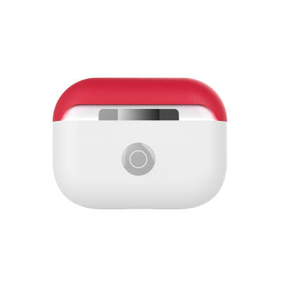 Apple Airpods Pro Kılıf Boyun Askılı Parlayan Düğmeli Lisanslı Switcheasy Colors Silikon Kapak Beyaz
