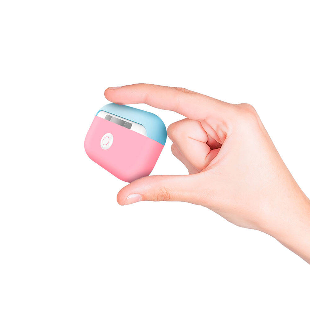 Apple Airpods Pro Kılıf Boyun Askılı Parlayan Düğmeli Lisanslı Switcheasy Colors Silikon Kapak - 16