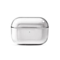 Apple Airpods Pro Kılıf Şeffaf Sert Kristal Zore Airbag 14 Kılıf Renksiz