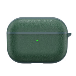 Apple Airpods Pro Kılıf Wiwu Calfskin Kılıf Yeşil