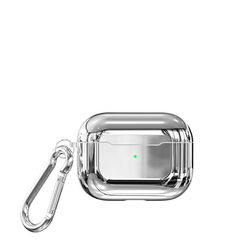 Apple Airpods Pro Kılıf Zore Airbag 06 Silikon Gümüş