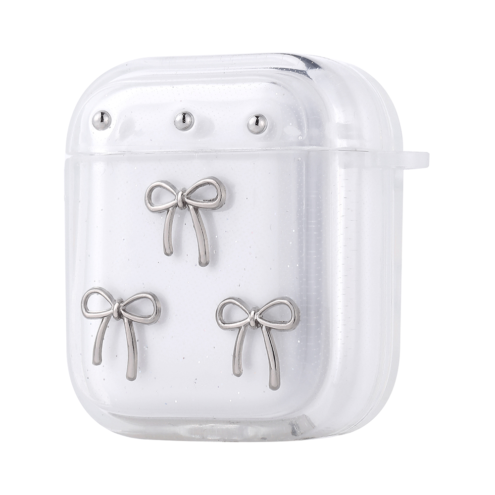 Apple Airpods Zore Airbag 44 Airbag Design Glitter Transparent Kutup Case - 3