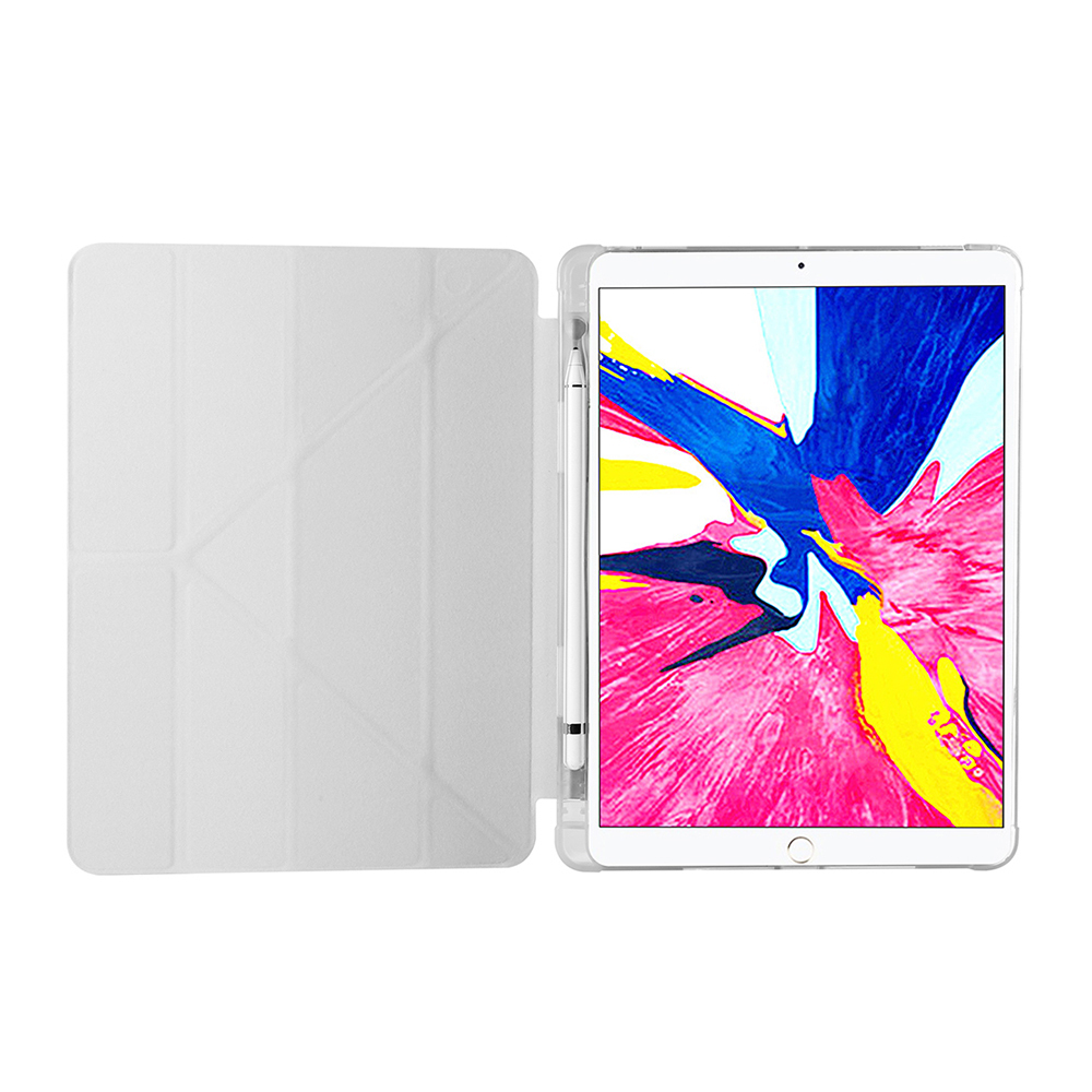 Apple iPad 10.2 2021 (9.Generation) Case Zore Tri Folding Smart With Pen Stand Case - 7