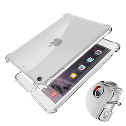 Apple iPad 10.2 2021 (9.Nesil) Kılıf Zore Tablet Nitro Anti Shock Silikon Kapak Renksiz