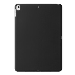 Apple iPad 10.2 2021 (9.Nesil) Kılıf Zore Tablet Süper Silikon Kapak Siyah