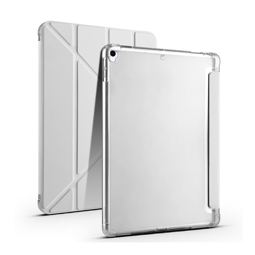 Apple iPad 10.2 2021 (9.Nesil) Kılıf Zore Tri Folding Kalem Bölmeli Standlı Kılıf - 16
