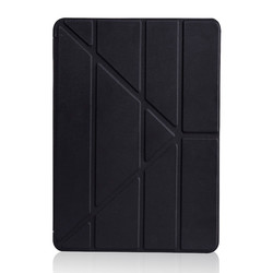 Apple iPad 10.2 2021 (9.Nesil) Kılıf Zore Tri Folding Standlı Kılıf Siyah
