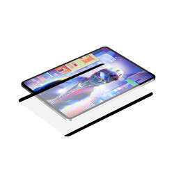 Apple iPad 10.2 2021 (9.Nesil) Wiwu Removable Magnetic Screen Protector Black
