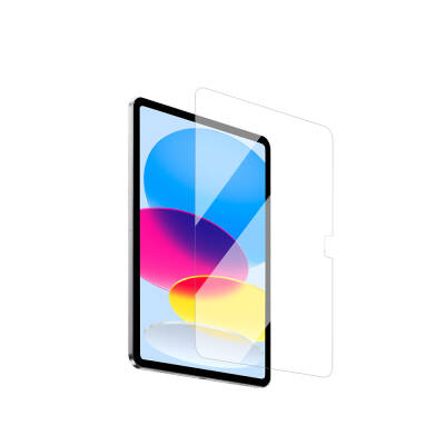 Apple iPad 10.2 2021 (9.Nesil) Wiwu Wi-GQ002 iVista 5 Katmanlı Temperli Cam Ekran Koruyucu + Kolay Uygulama Aparatı Renksiz
