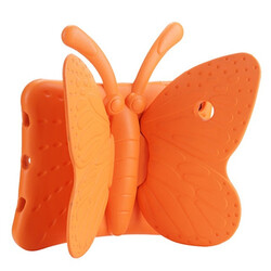 Apple iPad 10.2 2021 (9.Generation) Zore Butterfly Stand Tablet Case Orange