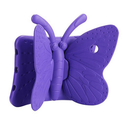 Apple iPad 10.2 2021 (9.Generation) Zore Butterfly Stand Tablet Case Purple