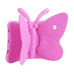 Apple iPad 10.2 2021 (9.Generation) Zore Butterfly Stand Tablet Case Pink