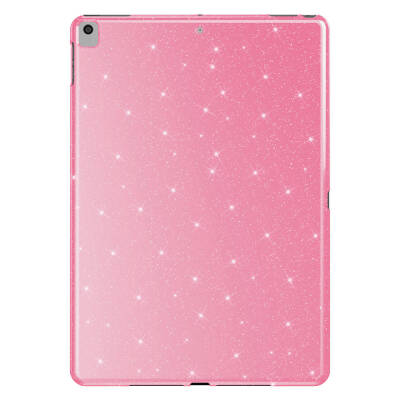 Apple iPad 10.2 2021 (9th Generation) Glitter Shiny Appearance Zore Tablet Koton Case Pink