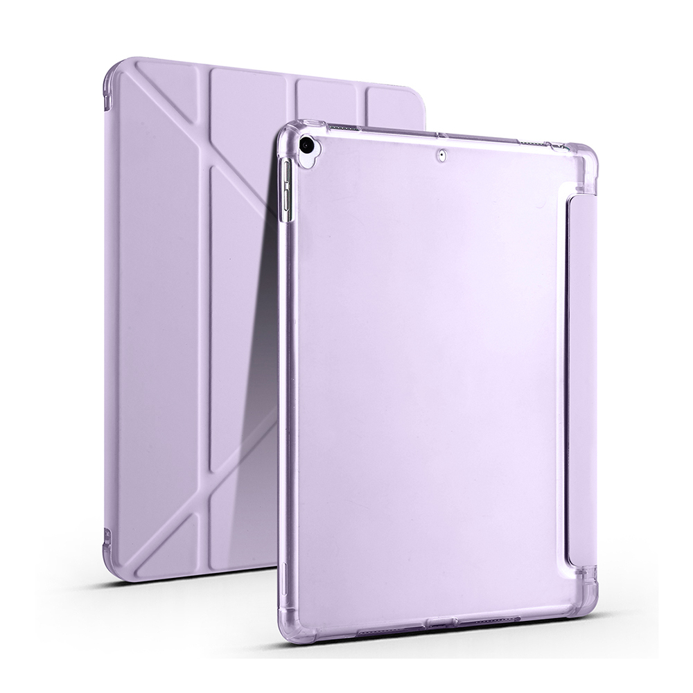 Apple iPad 10.2 (8.Generation) Case Zore Tri Folding Smart With Pen Stand Case - 17