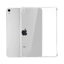 Apple iPad 10.9 2022 (10.Nesil) Kılıf Zore Tablet Nitro Anti Shock Silikon Kapak Renksiz