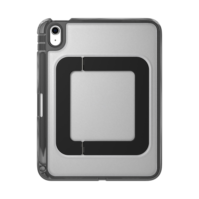 Apple iPad 10.9 2022 (10.Nesil) Mutural AeroShield Serisi Kalem Bölmeli Airbag Tasarımlı Standlı Tablet Kılıfı Siyah