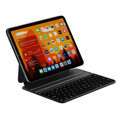 Apple iPad 10.9 2022 (10.Nesil) Wiwu F15 Klavyeli Standlı Magnetik Kılıf Siyah
