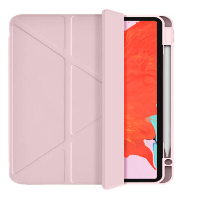 Apple iPad 10.9 2022 (10th Generation) Wiwu Magnetic Protective Tablet Case with 360° Rotatable Stand Pink