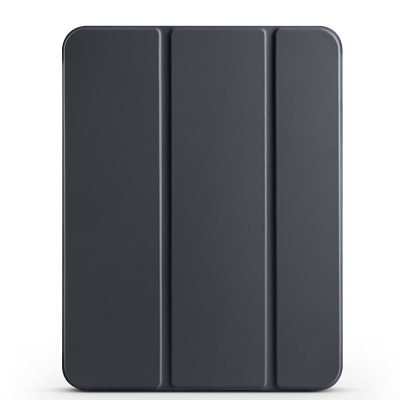 Apple iPad 10.9 2022 (10th Generation) Zore Smart Cover 1-1 Case with Pen Compartment Stand Black