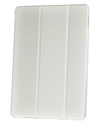 Apple iPad 2 3 4 Zore Smart Cover Standlı 1-1 Kılıf Beyaz