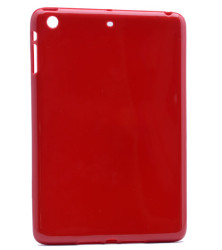 Apple iPad 6 Air 2 Kılıf Zore Tablet Süper Silikon Kapak Kırmızı