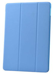 Apple iPad 6 Air 2 Zore Smart Cover Standlı 1-1 Kılıf Mavi