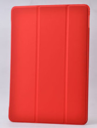 Apple iPad 6 Air 2 Zore Smart Cover Standlı 1-1 Kılıf Kırmızı
